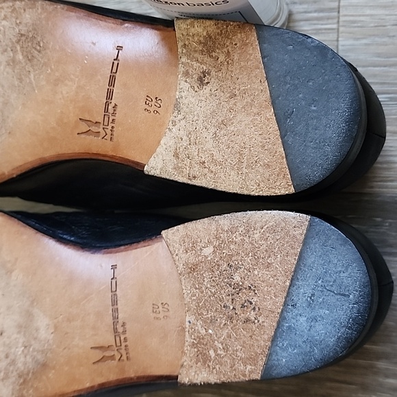 Moreschi Black Leather Men's Slip-On Loafers - Picture 16 of 16